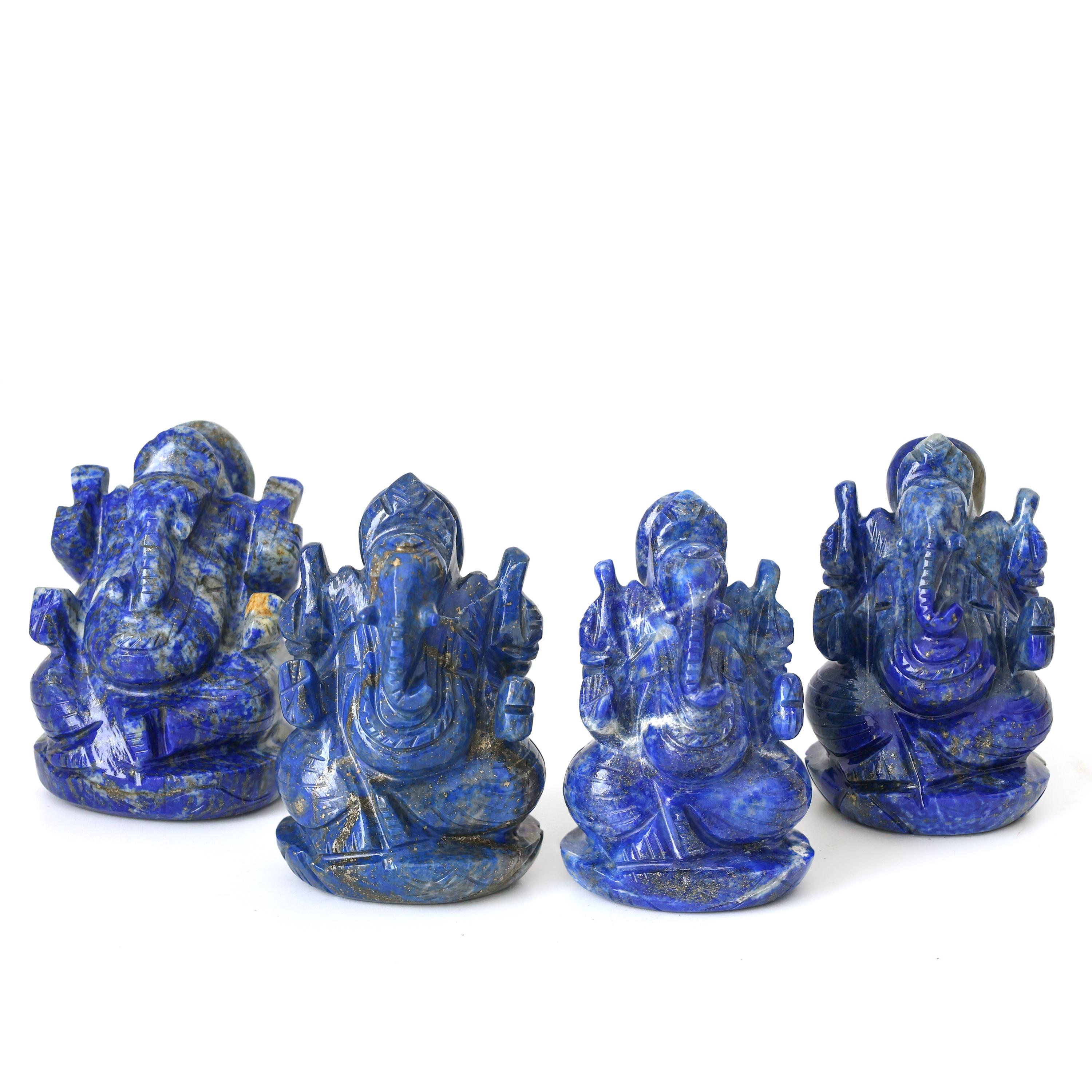 Lapis Lazuli Ganesha Statue