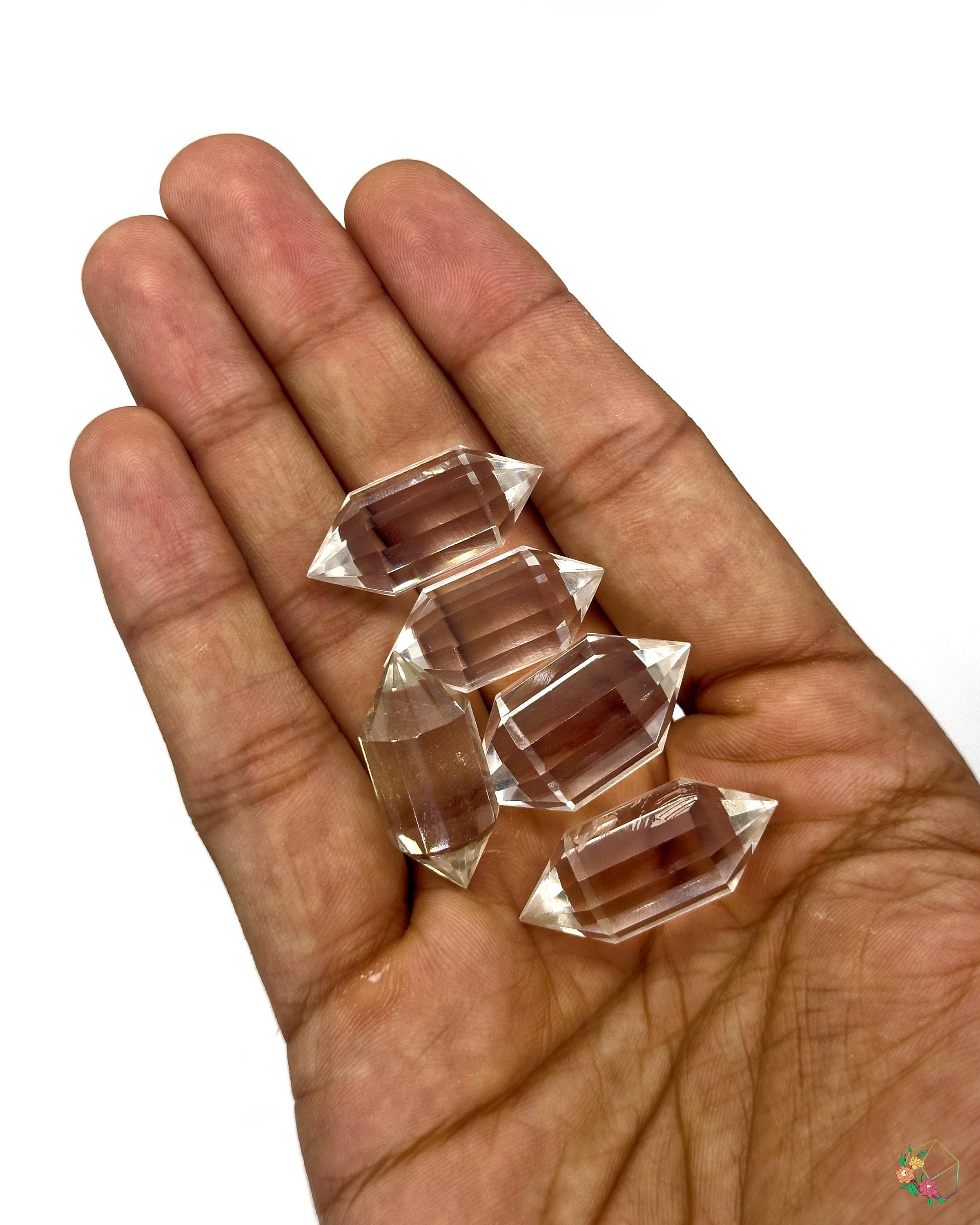 Clear Quartz Double Terminated Crystal Points