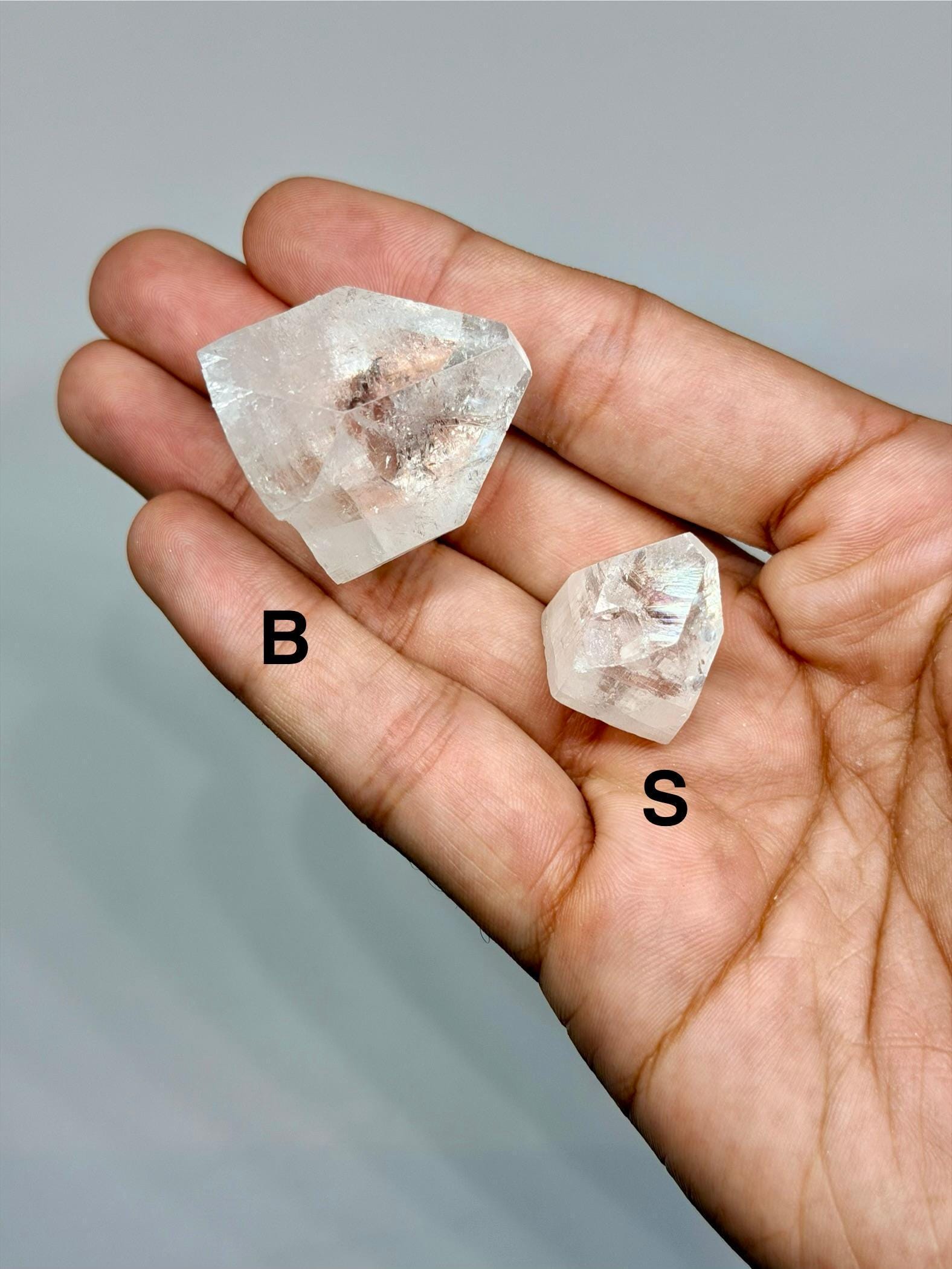 Clear Diamond Apophyllite Tips