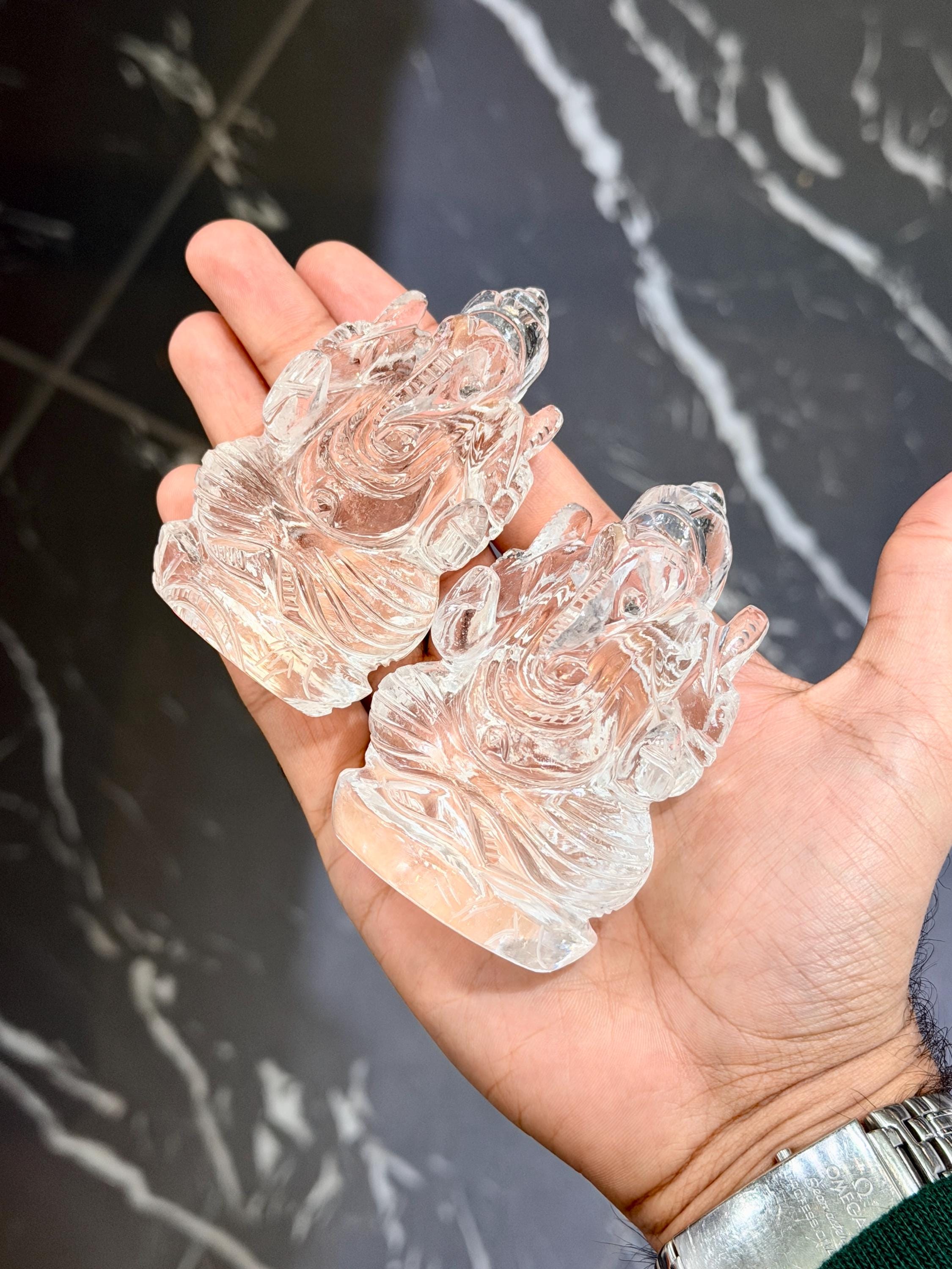 Clear Quartz Ganesha #3