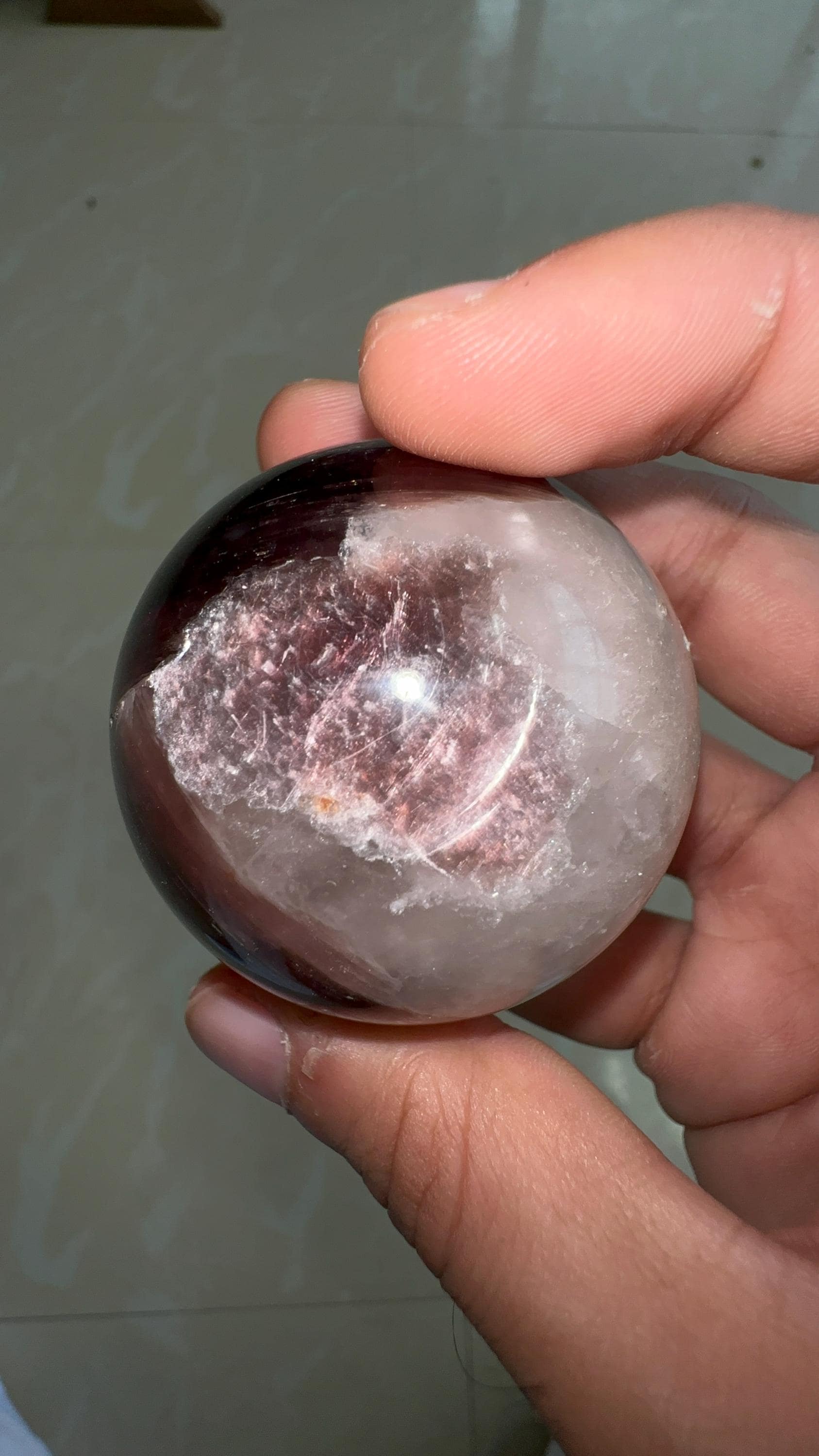 Lepidolite Sphere