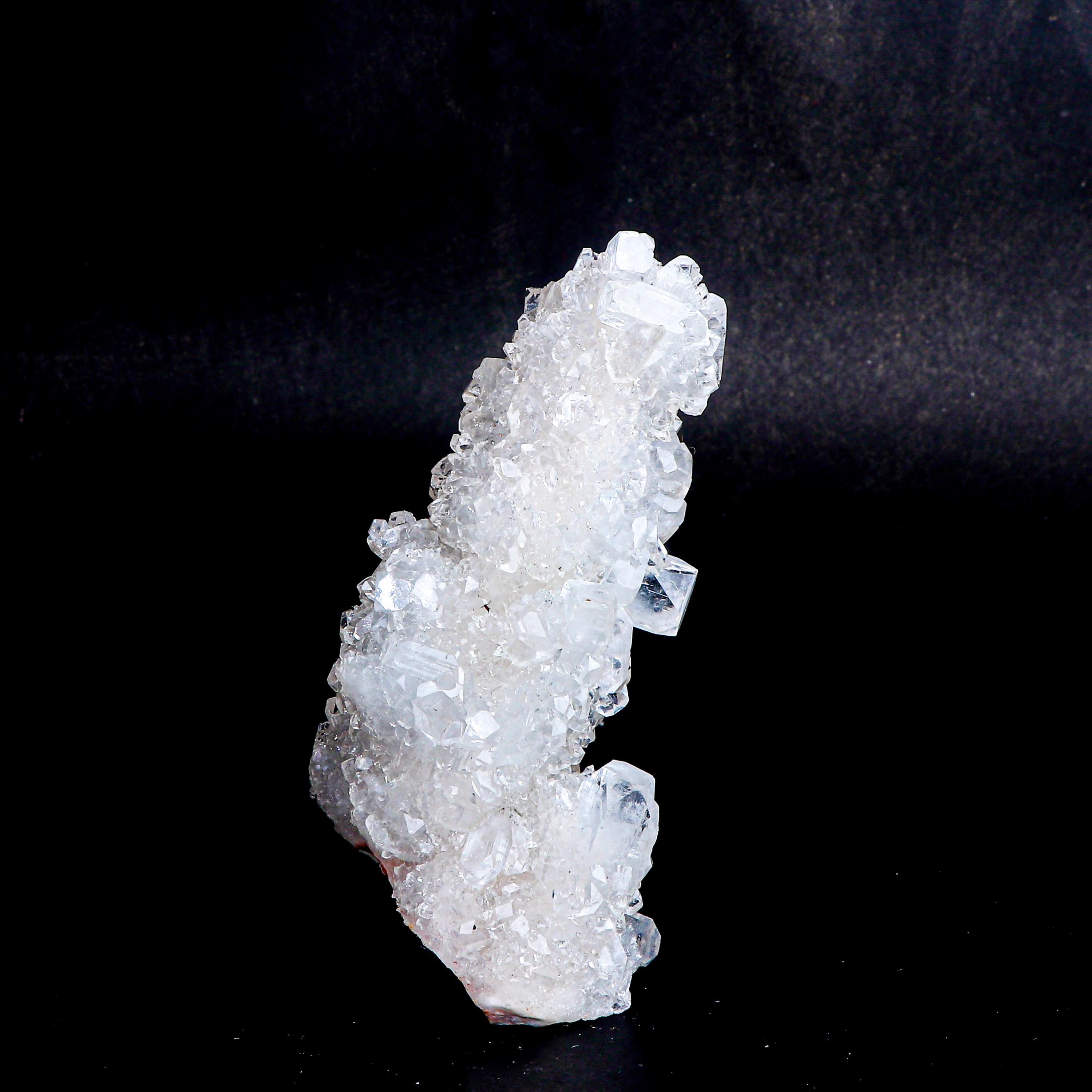 Mirror Apophyllite Stalactite on Chalcedony Matrix #5