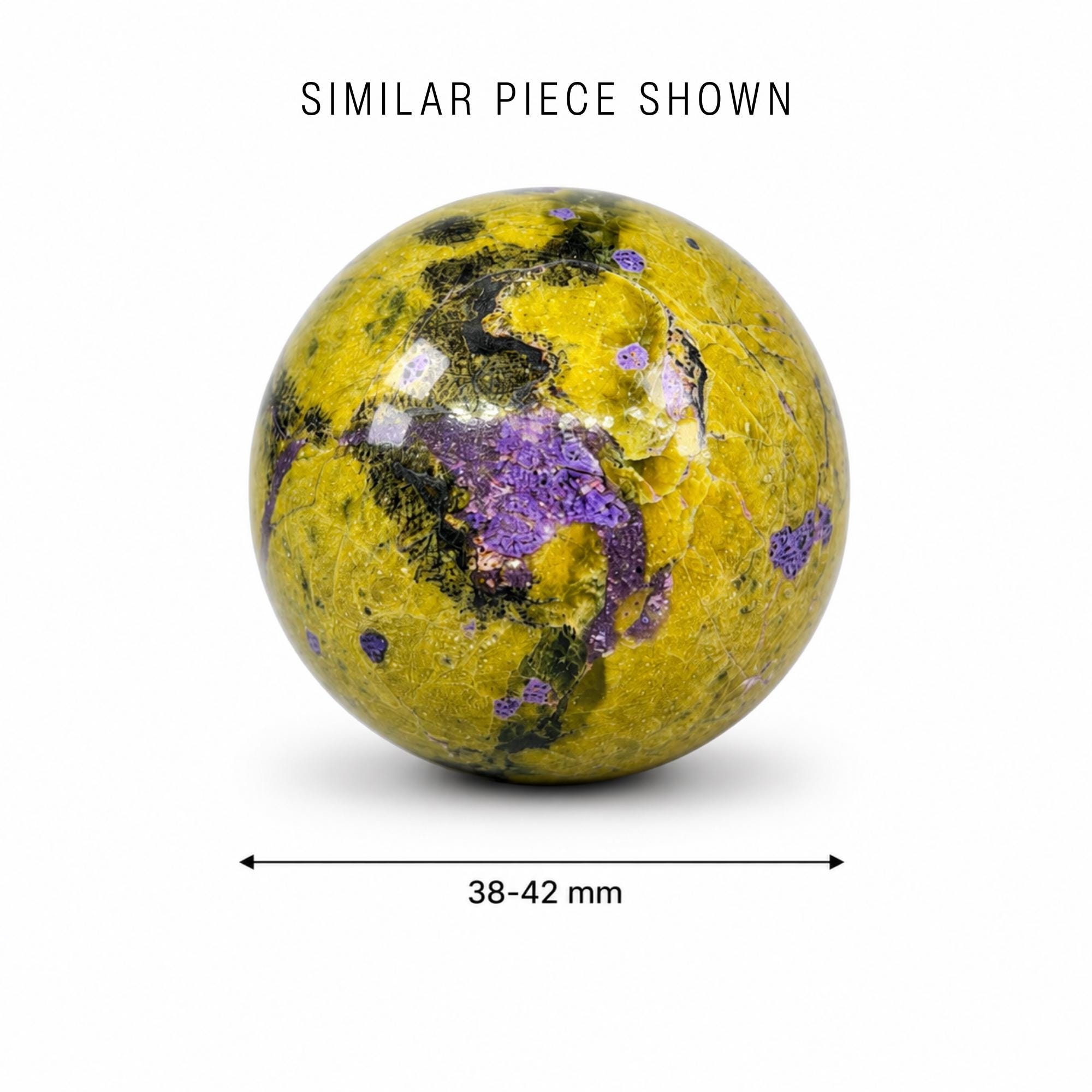 Yellow Atlantisite Spheres