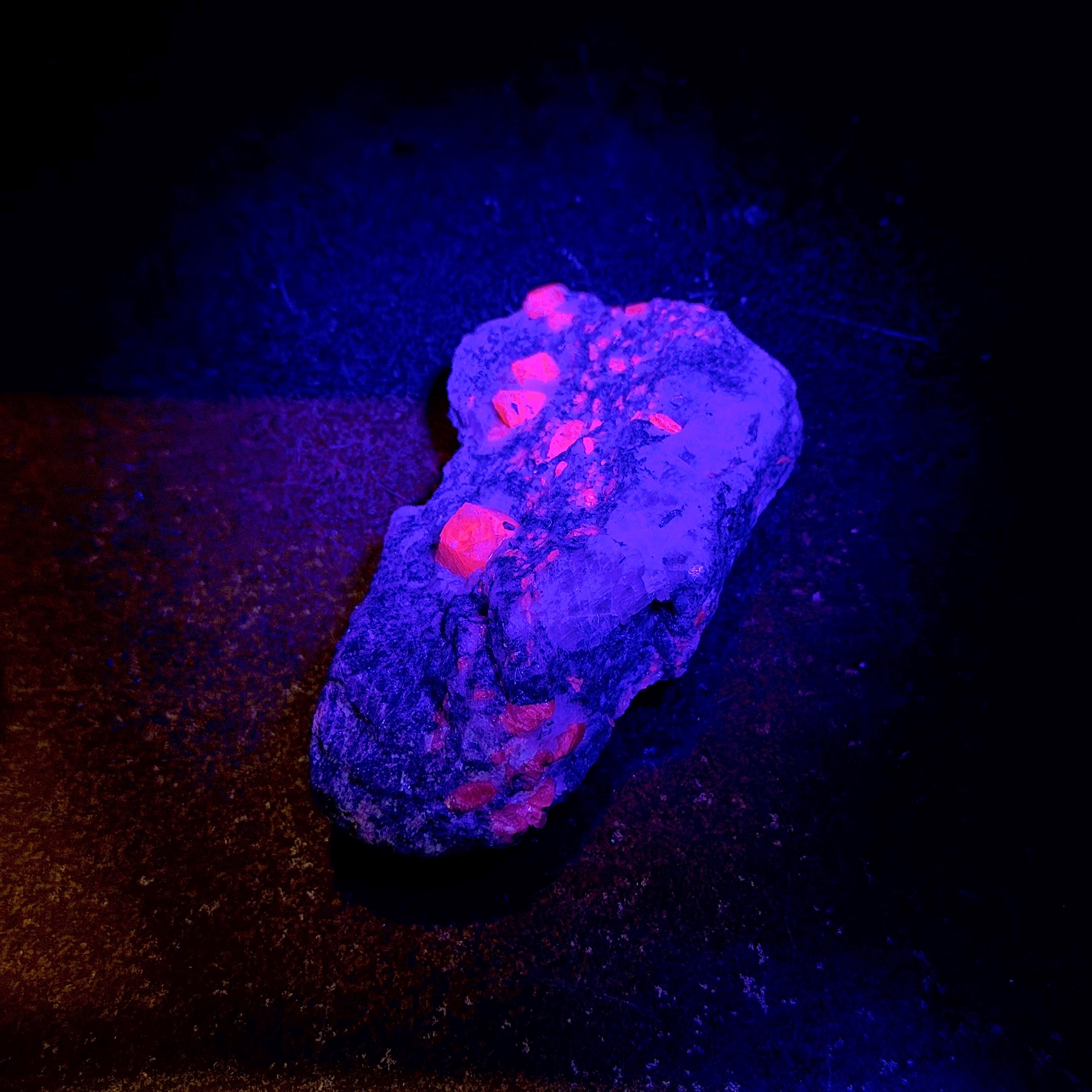 Ruby in Matrix Specimen • Makdiri, India • Natural Crystal on Host Rock (58 g)