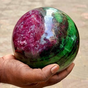 165mm Ruby in Zoisite Sphere — AAA Grade, Tanzania