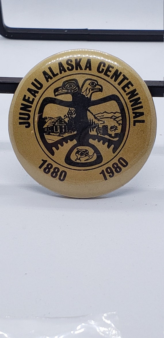souvenir, Juneau Alaska centennial, buttons