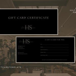 Gift card certificate template for beauty businesses, aesthetics voucher, custom logo, beautician vouchers, nail vouchers, custom vouchers