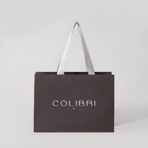 Gift bag for retail paper bags with custom printing Bespoke paper bags with ribbon tie closures Luxury matte paper bags gift bag