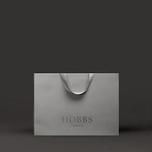 Gift bag for retail paper bags with custom printing Bespoke paper bags with ribbon tie closures Luxury matte paper bags gift bag