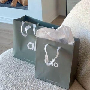 Luxury Gift bag for retail paper bags with custom printing Bespoke paper bags with ribbon tie closures Luxury matte paper bags gift bag