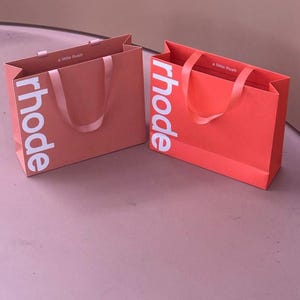 Luxury Gift bag for retail paper bags with custom printing Bespoke paper bags with ribbon tie closures Luxury matte paper bags gift bag