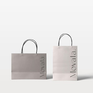 1000 pcs Personalised Paper Bags Twisted Handle Paper Bags, Paper Bags for Retail, Paper Bags for Bakery, Custom Size Paper Bag, Custom Logo