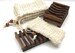 Wooden Soap Dish & Mesh Wash Cloth Bundle 