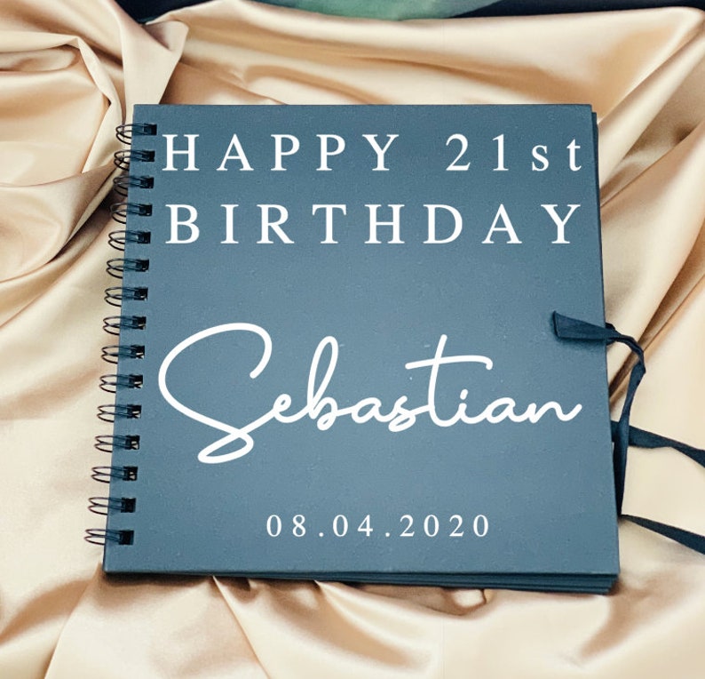 21st Birthday Photo Book 21st Guest Book Personalised Etsy Australia