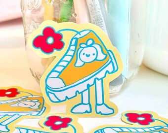 Shoesie Daisy impermeável fosco adesivo cortado l tênis Journaling Bujo papelaria