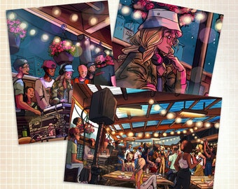 Cartão Postal Chilltown Collective x Sammakesamess Prints l Matte