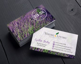 Young Living Business Cards Etsy