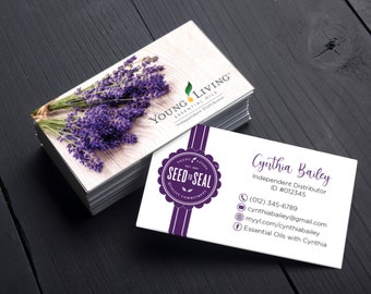 Business Cards Young Living Etsy