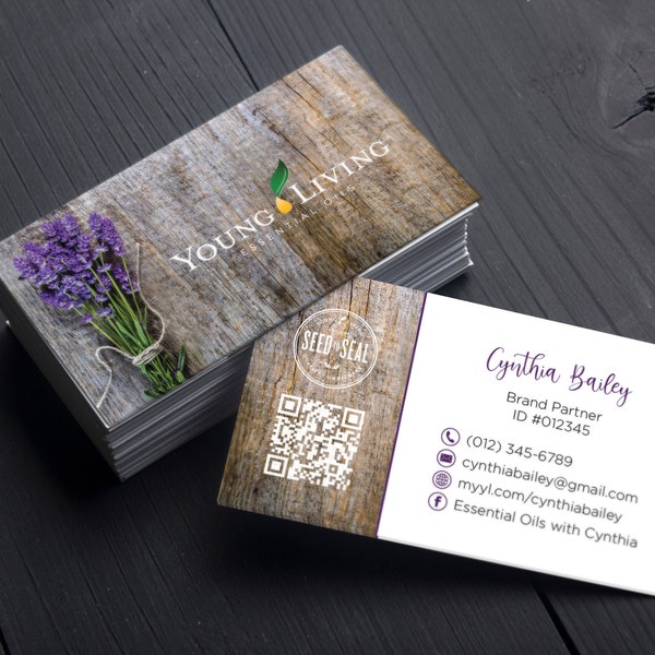 Young Living Business Cards - Etsy