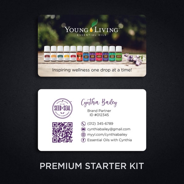 Young Living Business Cards - Etsy