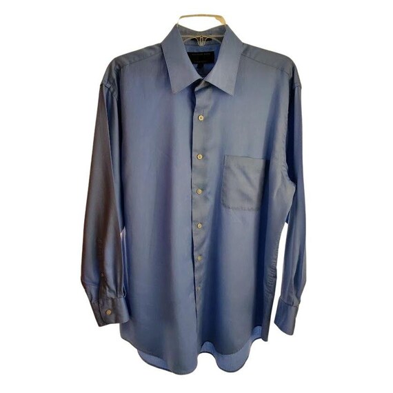 alexander julian dress shirts Shirt Gray Button Front Size Med 34/35 Sleeve /15.5 Neck Machine washable. Alexander Julian Gray Dress Shirt