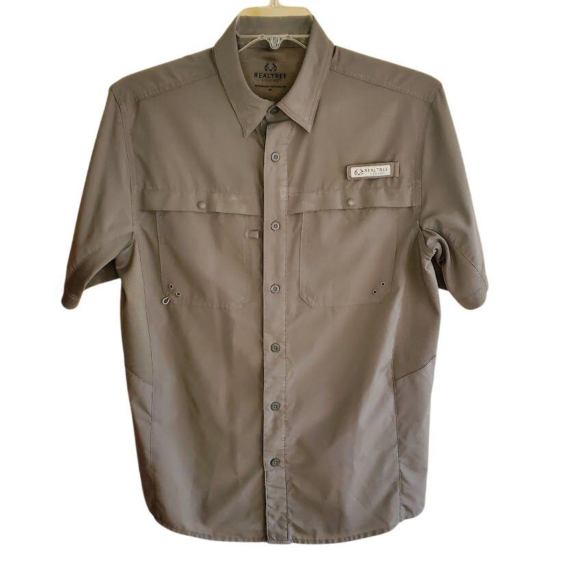 Chemise Gris Clair à Manches Courtes avec Pantalon Bleu Marine