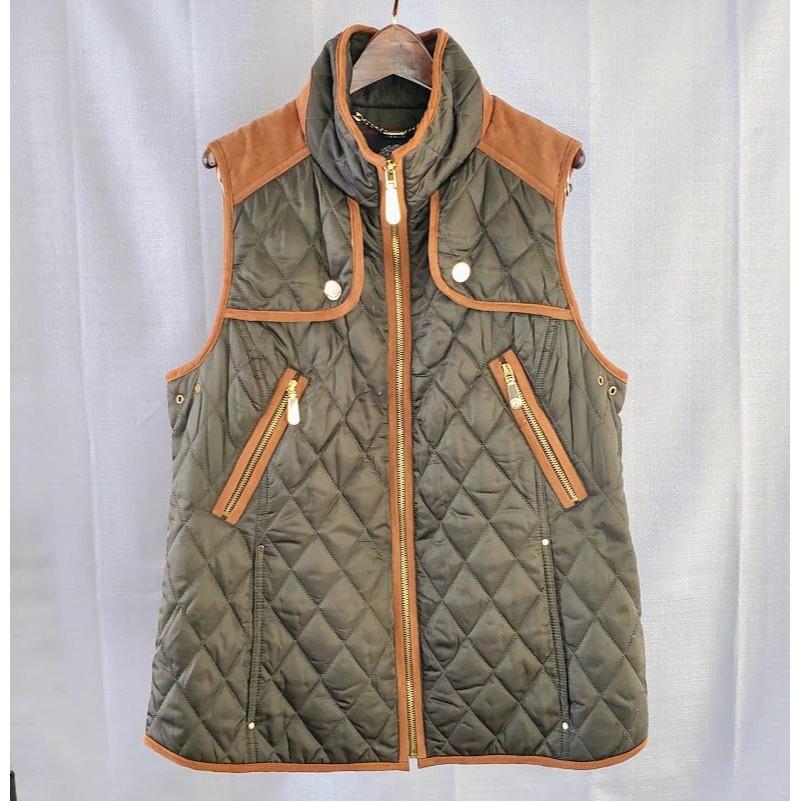 Gold Puffer Vest