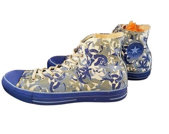 Converse  Men\'s Size 9 Chuck Taylor Camouflage All Star High‎ Sneakers Sandals Converse CTAS HI Camo 151157C Black Grey White Men main image 2