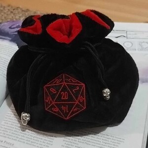 Dice RPG Dungeons & Dragons Black Bag Of Holding