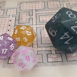 JUMBO D20 Dungeons and Dragons Single Dice