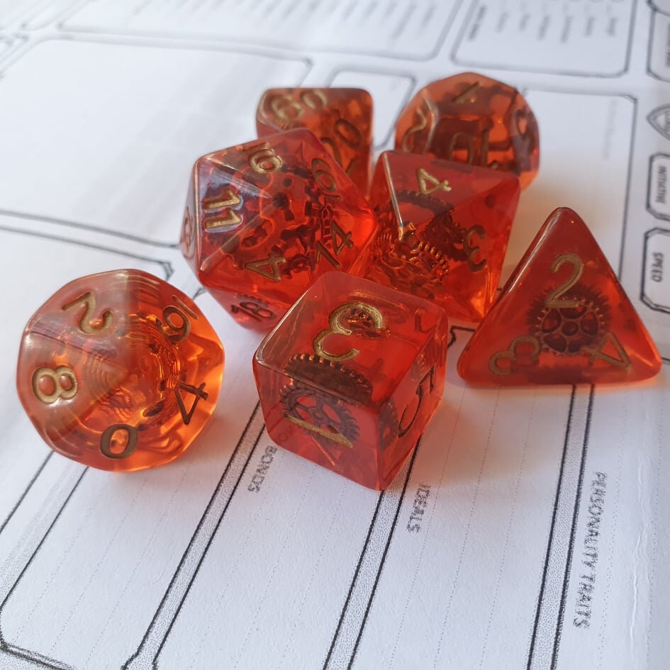 Dd Set Artificer D&D RPG Dice Set - Etsy Australia