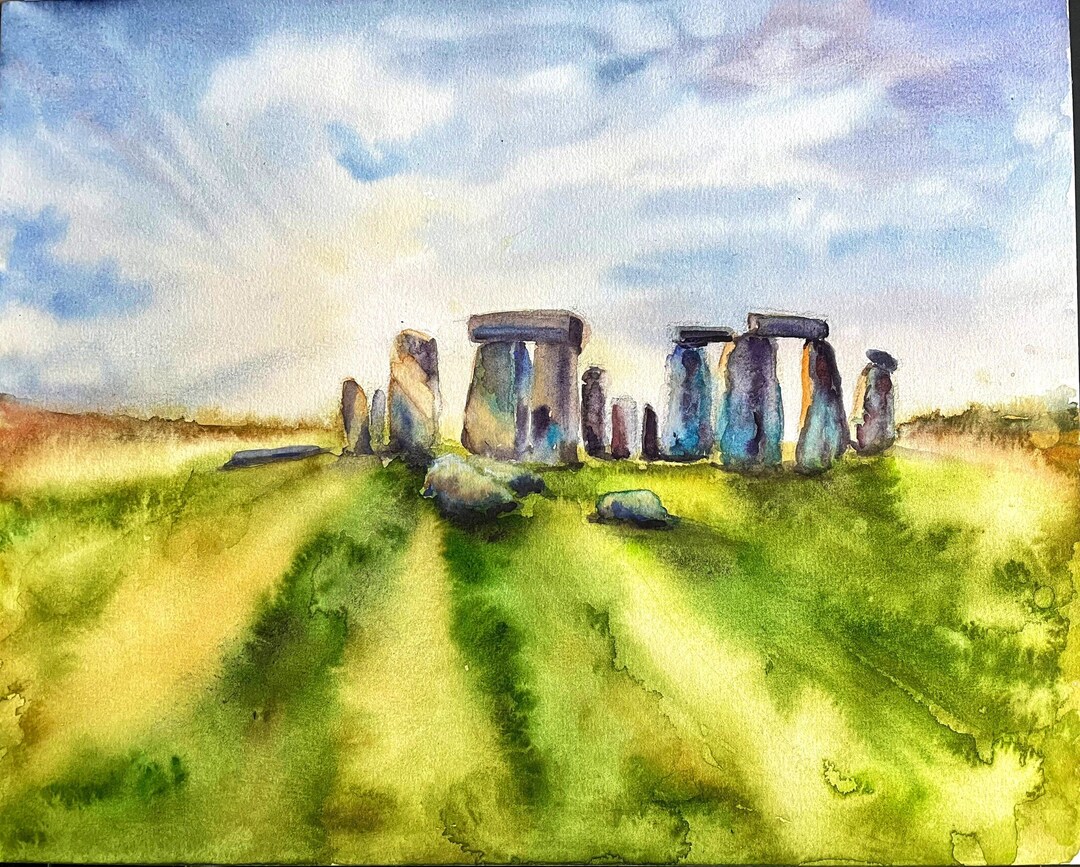 Stonehenge Painting, Stonehenge Art, Stonehenge Picture, Stonehenge