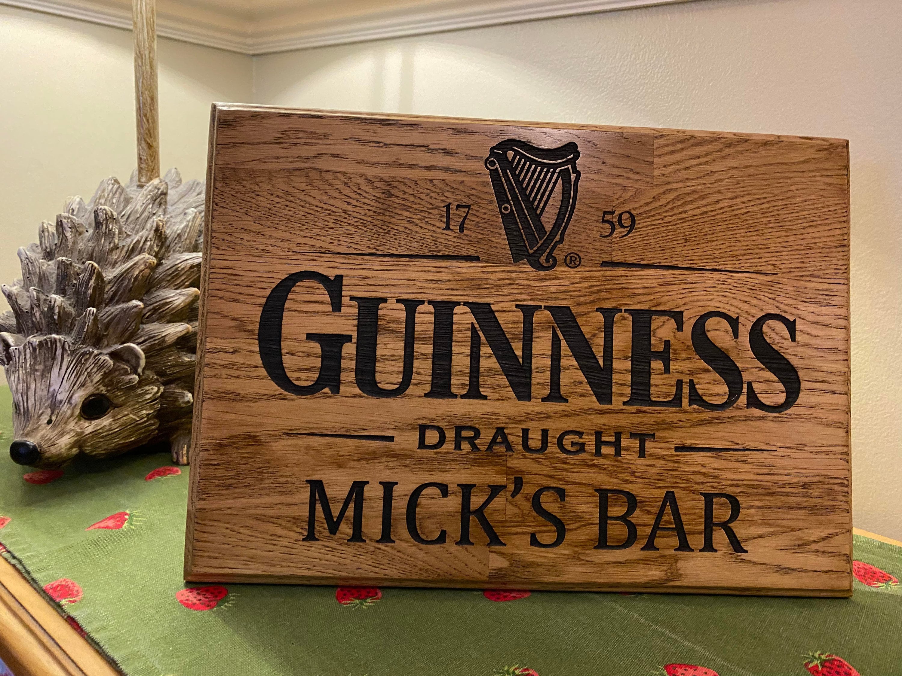 非売品・ギネスビール木製看板・ビンテージGuinness看板 中古】ギネスビール 看板 Guinness 木製看板 アンティーク
