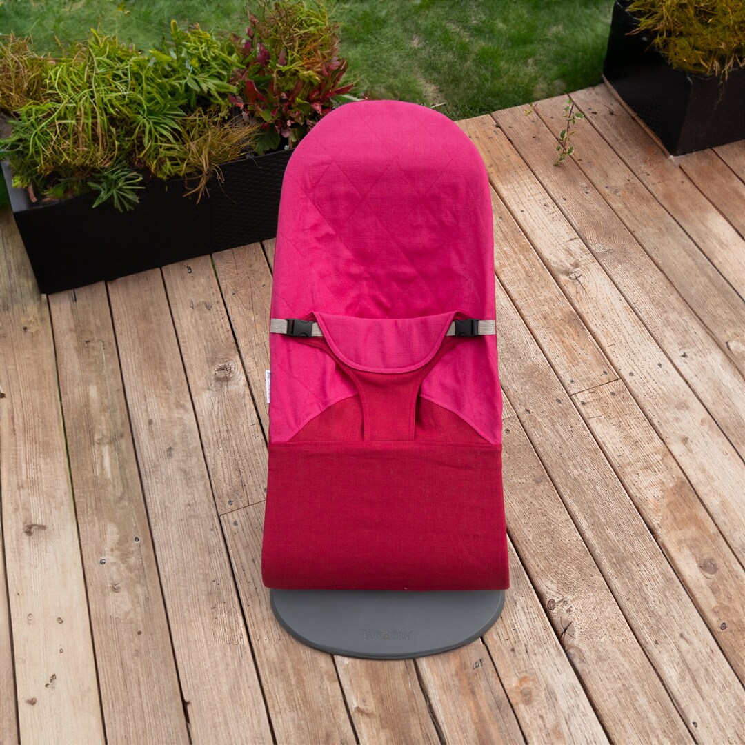 Natural Baby Bouncer Cover Linen Baby Jumper Bouncer Cover Baby Gift