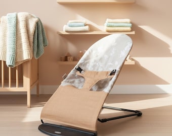 Colorful Natural Baby Seat Bouncer Cover | Linen Replacement | Linen Cover for Infant Bouncer | Linen Cover Suitable for Baby Bouncer