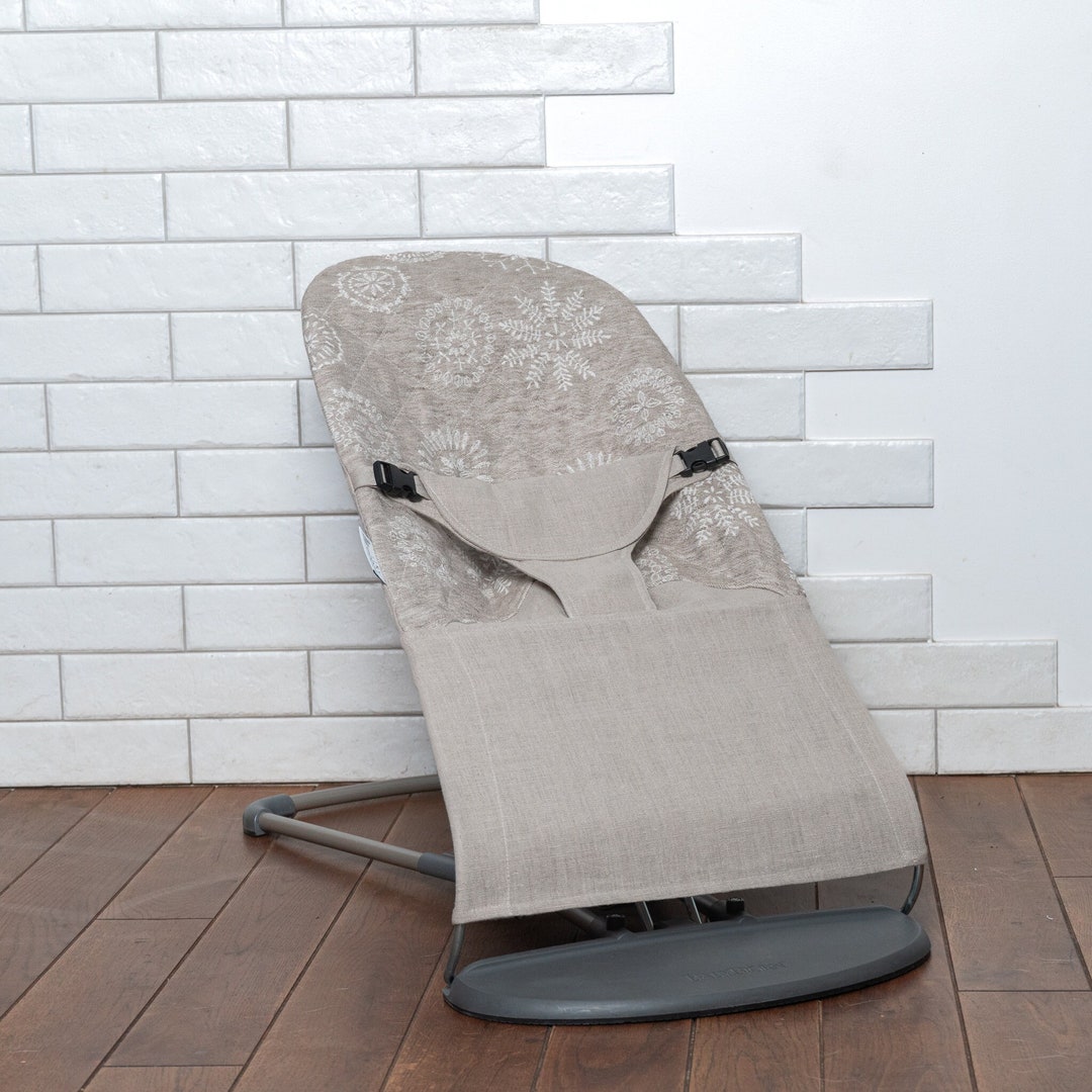 Baby Bouncer Cover Baby Gift Idea Twins Baby Gift Idea Natural Linen