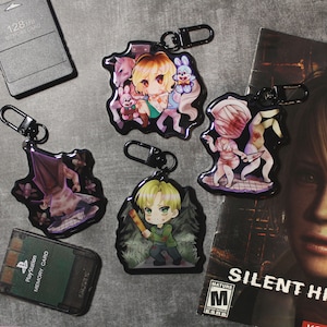 Silent Hill - 2.5&quot;  Acrylic Epoxy Charm