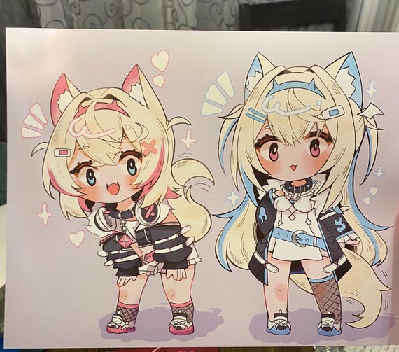 Fuwamoco | Holoadvent Print - Etsy