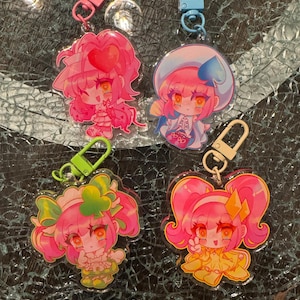 Shugo Chara Amulet Heart, Spade, Clover, Diamond