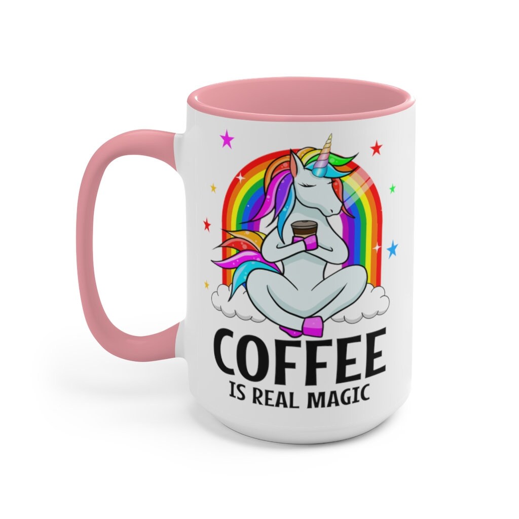 Ceramic Mug Unicorn Funny Mug Accent Mug Unicorn Mug Mugs Etsy