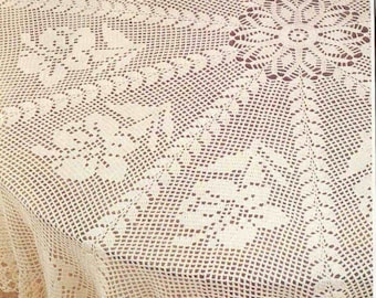 Crochet doily PATTERN, Instant PDF doily, crochet Tablecloth PATTERN, Ukrainian shop