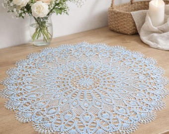 Crochet Doily Pattern, 24-Inch Lace (Instant PDF Download)