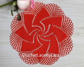 Crochet doily PATTERN, Instant PDF doily, Ukrainian shop