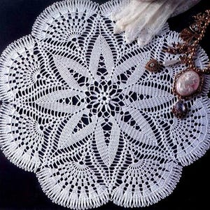 Crochet doily PATTERN, Instant PDF doily, crochet Tablecloth PATTERN, Ukrainian shop
