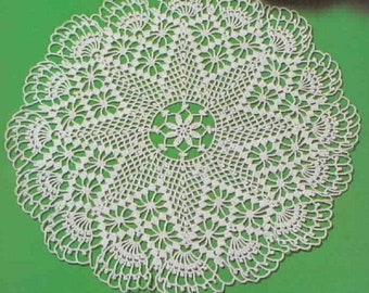 Crochet doily PATTERN, Instant PDF doily, crochet Leaves PATTERN, Ukrainian shop