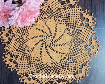 Crochet doily PATTERN, Instant PDF file, Ukrainian SHOP