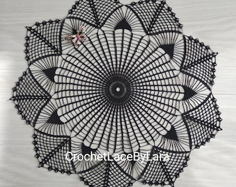 Crochet doily PATTERN, Instant PDF doily, crochet spiderweb  PATTERN, Ukrainian shop