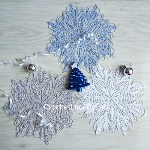 Christmas Doilies PATTERN Christmas Decor Crochet PDF - Etsy