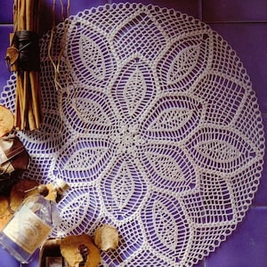 Crochet doily PATTERN, Instant PDF doily, crochet Tablecloth PATTERN, Ukrainian shop