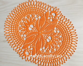 Crochet doily PATTERN, Instant PDF doily, crochet doily Peacock PATTERN, Ukrainian shop